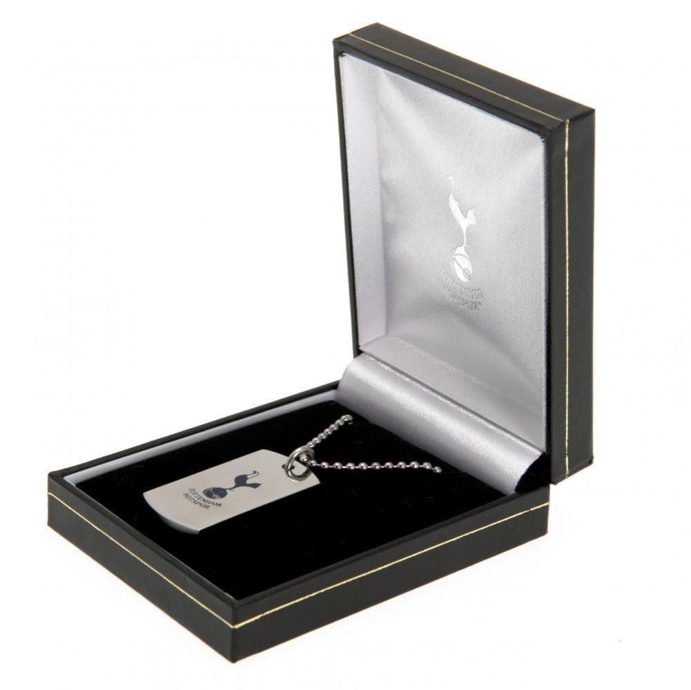 Tottenham Hotspur FC Colour Crest Dog Tag & Chain
