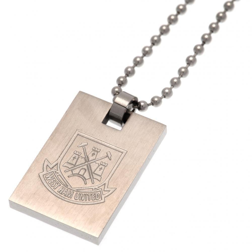 West Ham United FC Dog Tag & Chain CT