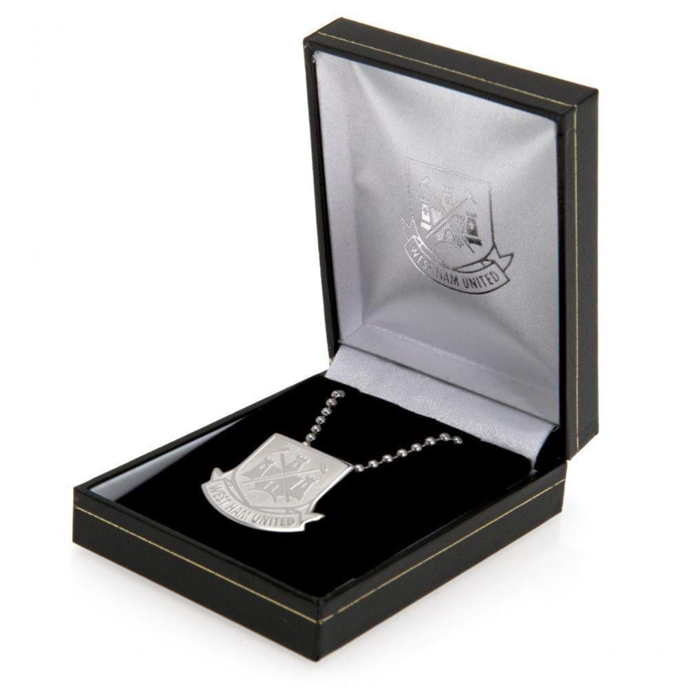 West Ham United FC Stainless Steel Pendant & Chain CT LG