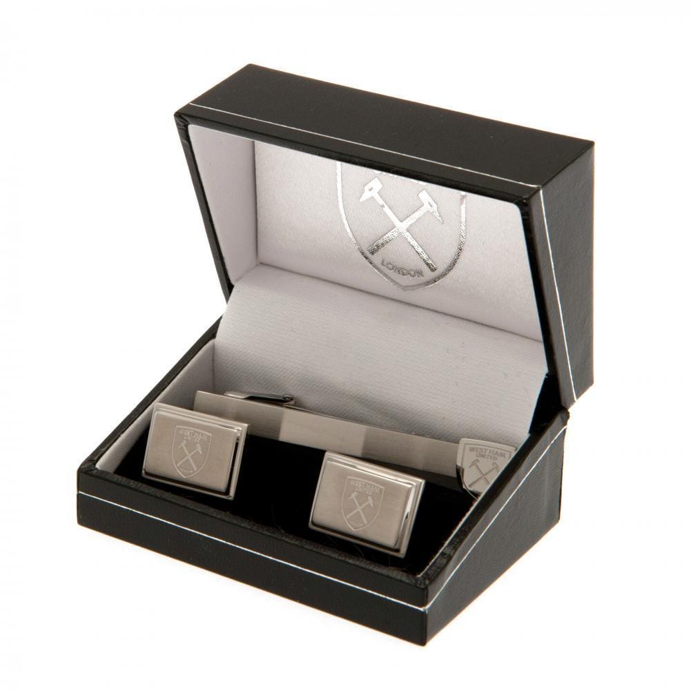 West Ham United FC Tie Slide & Cufflink Set