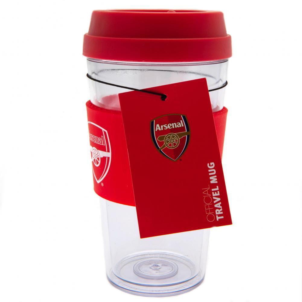 Arsenal FC Clear Grip Travel Mug