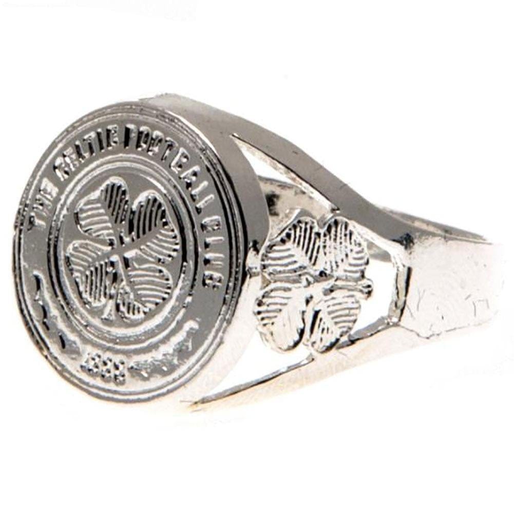 Celtic FC Silver Plated Crest Ring
