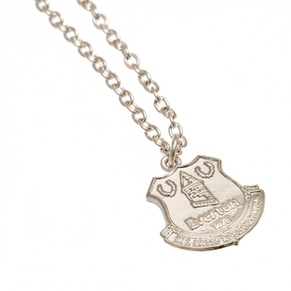 Everton FC Silver Plated Pendant & Chain