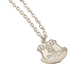 Everton FC Silver Plated Pendant & Chain