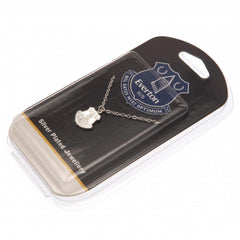 Everton FC Silver Plated Pendant & Chain