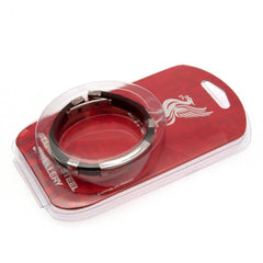 Liverpool FC Silver Inlay Silicone Bracelet