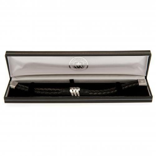 Manchester City FC Leather Bracelet