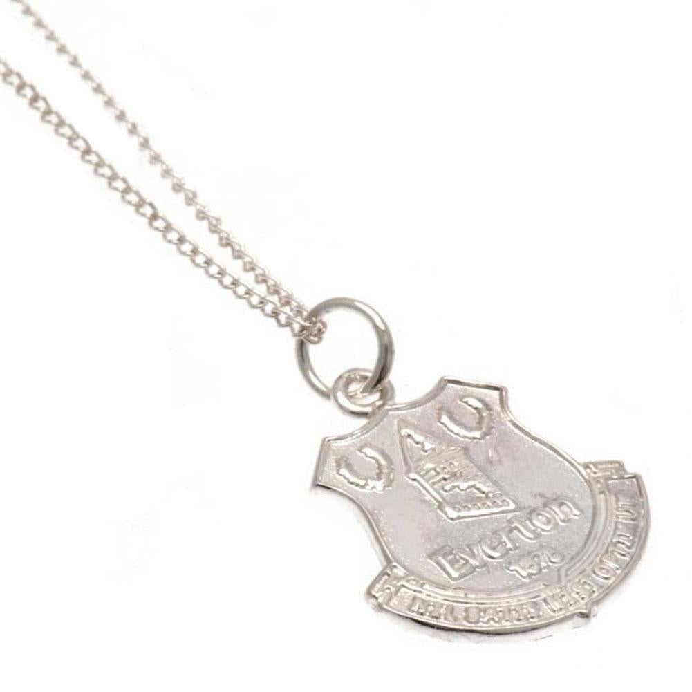 Everton FC Sterling Silver Pendant & Chain