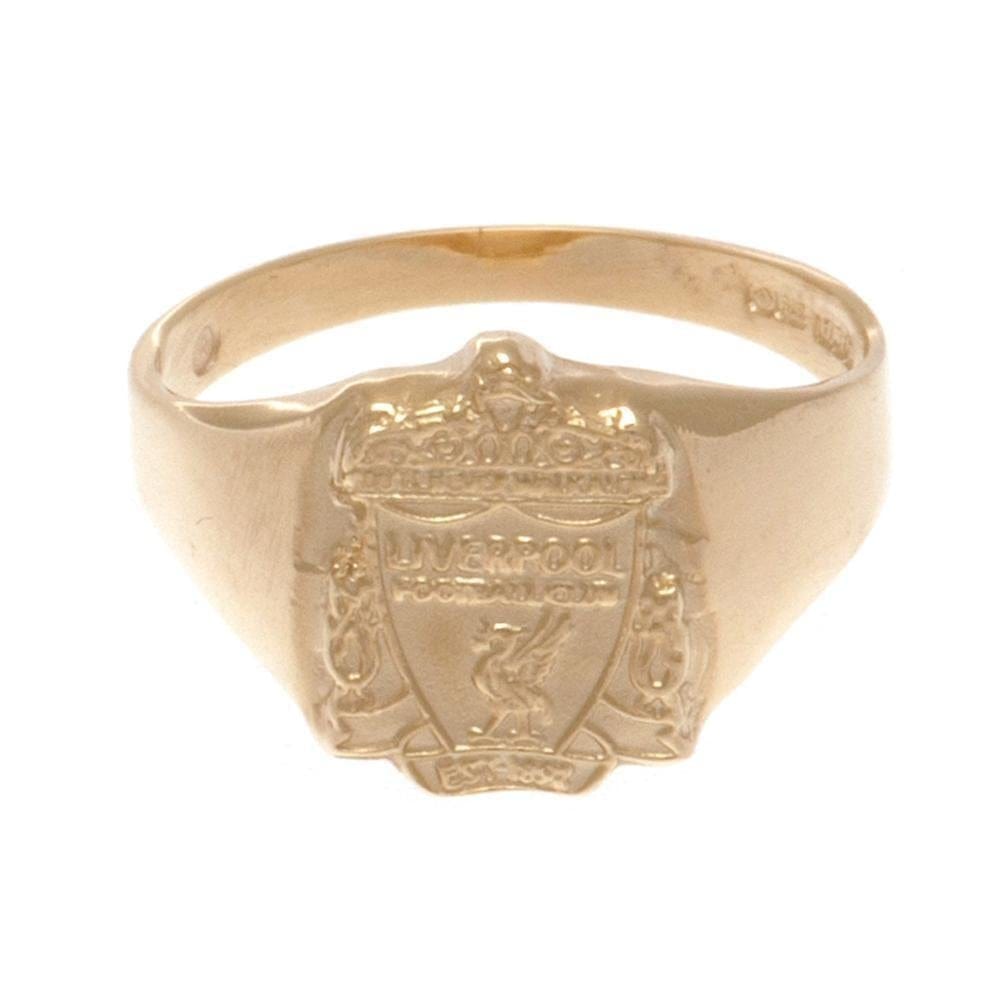 Liverpool FC 9ct Gold Crest Ring