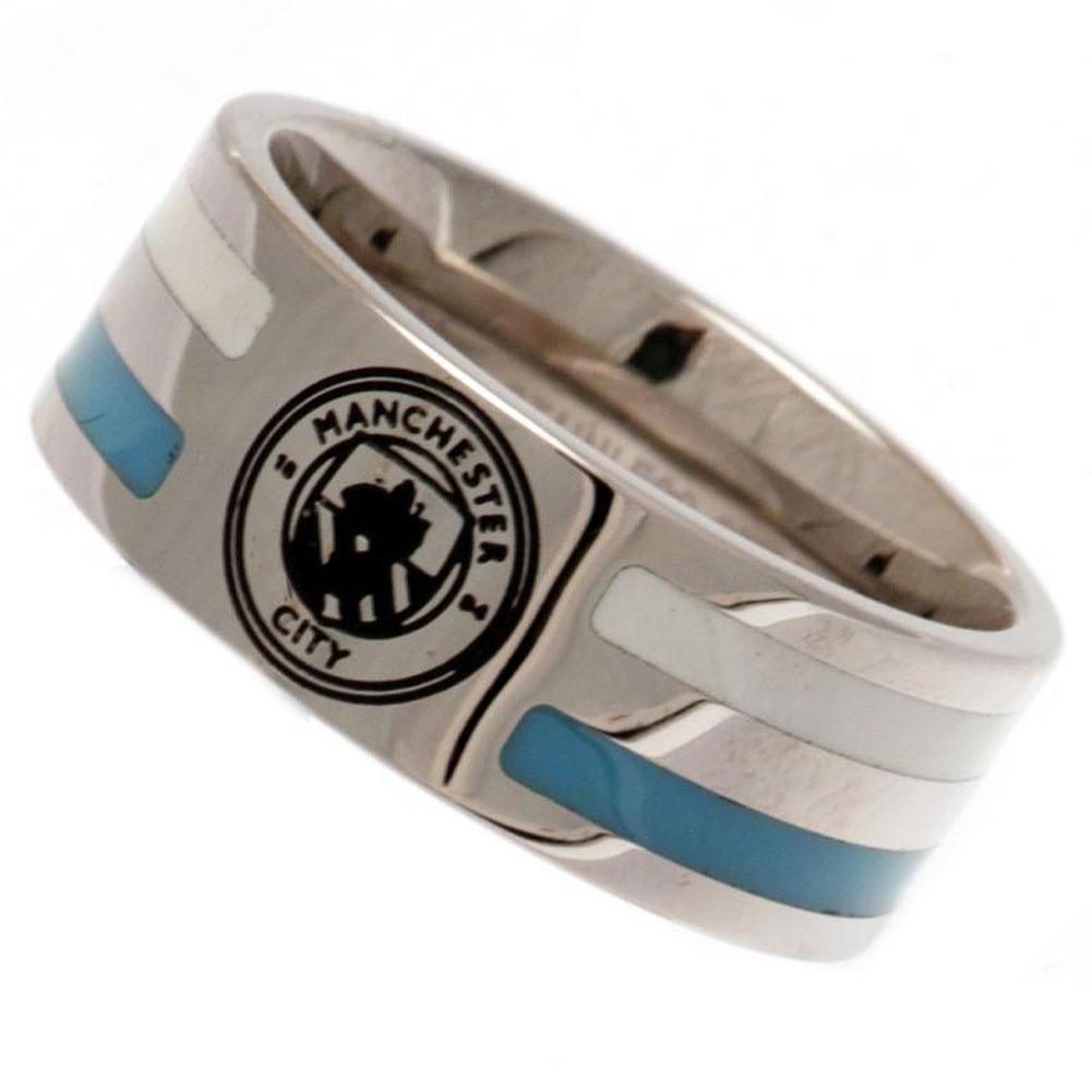 Manchester City FC Colour Stripe Ring