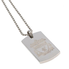 Liverpool FC Engraved Dog Tag & Chain CR