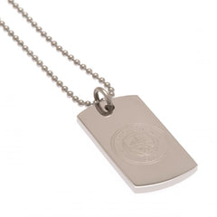 Manchester City FC Engraved Dog Tag & Chain