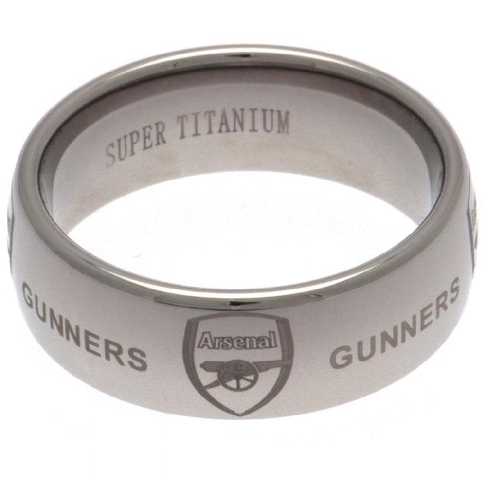 Arsenal FC Super Titanium Ring