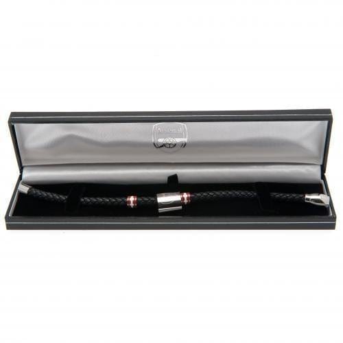 Arsenal FC Colour Ring Leather Bracelet