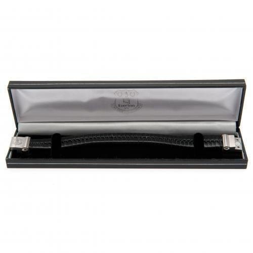 Everton FC Single Plait Leather Bracelet