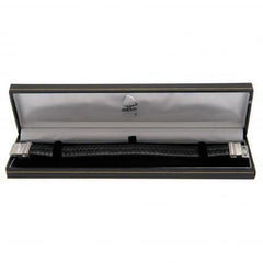 Nottingham Forest FC Single Plait Leather Bracelet