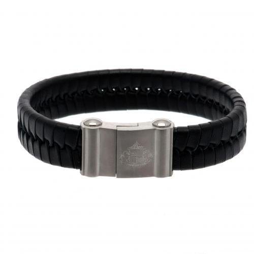 Sunderland AFC Single Plait Leather Bracelet