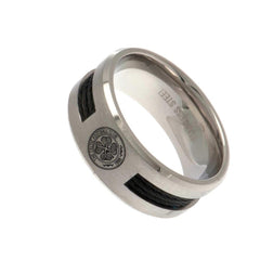 Celtic FC Black Inlay Ring