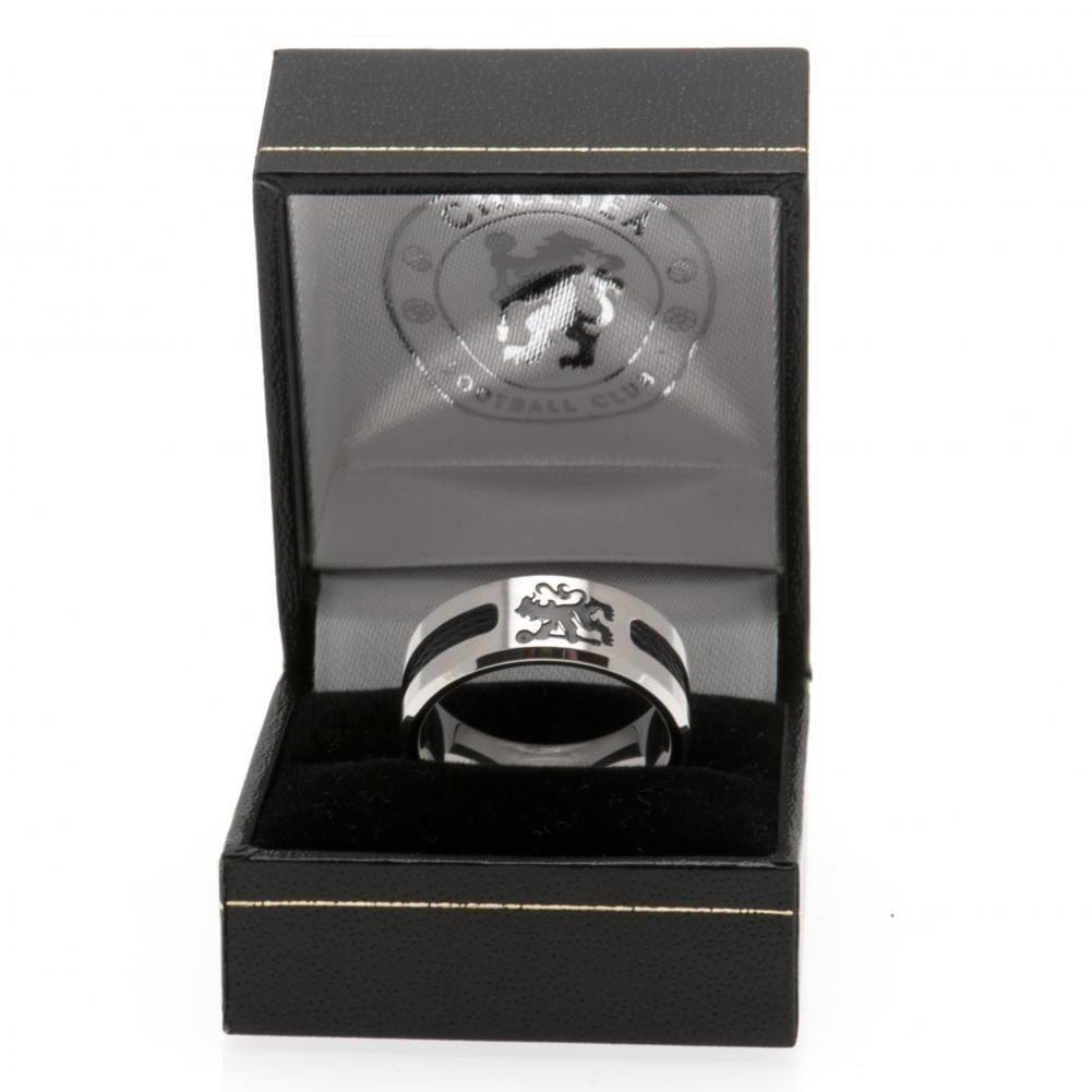 Chelsea FC Black Inlay Ring