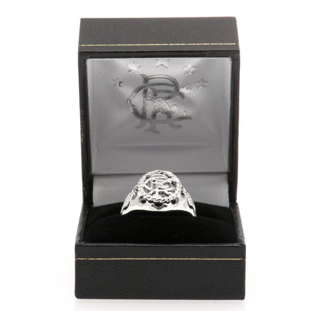 Rangers FC Silver Plated Crest Ring