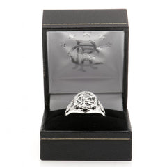 Rangers FC Silver Plated Crest Ring