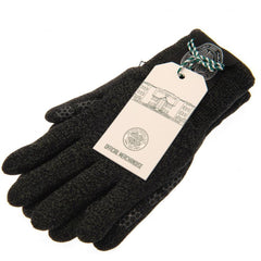 Celtic FC Luxury Touchscreen Gloves Youths