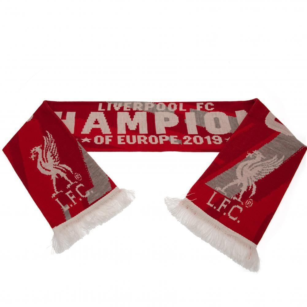 Liverpool FC Champions Of Europe Scarf RG