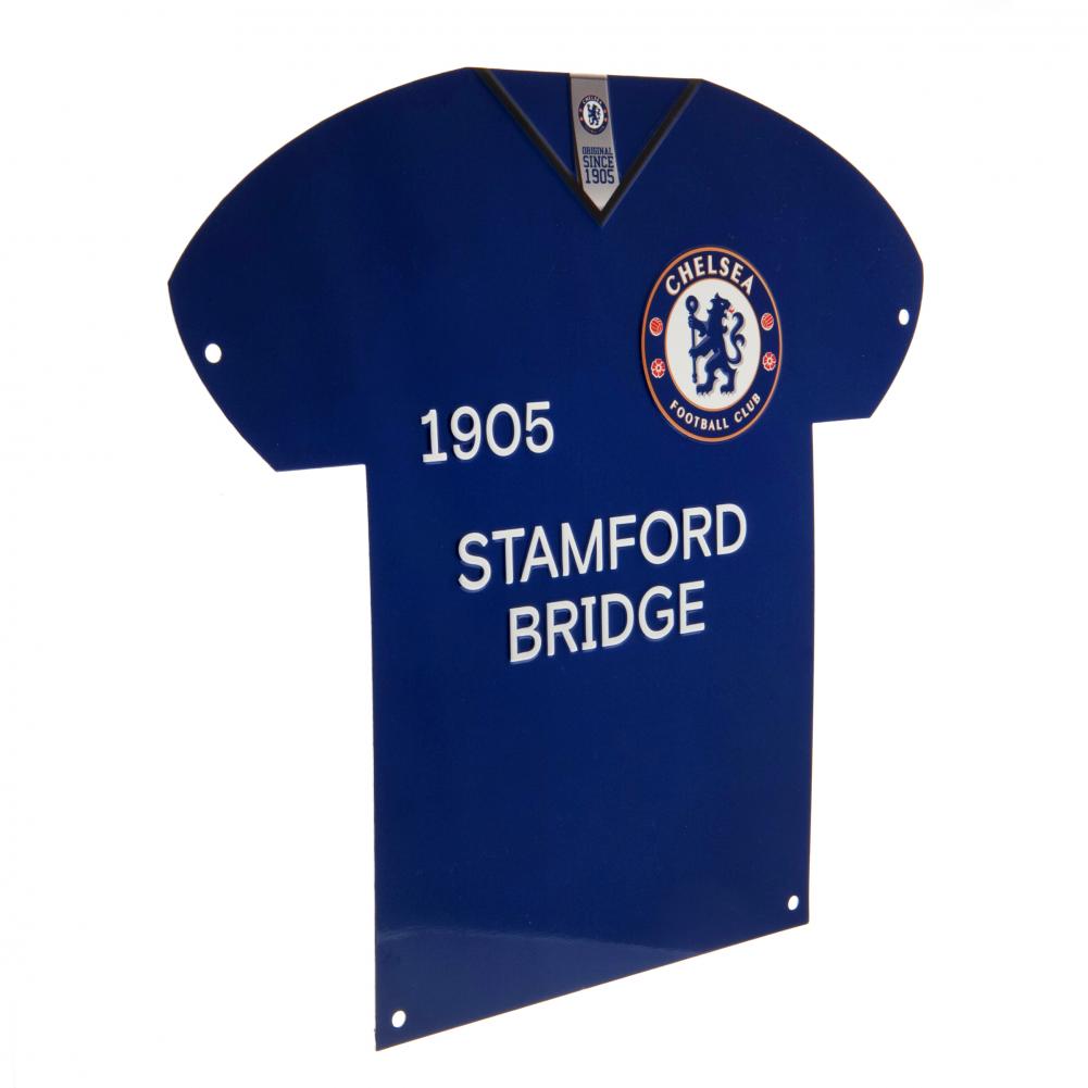 Chelsea FC Metal Shirt Sign