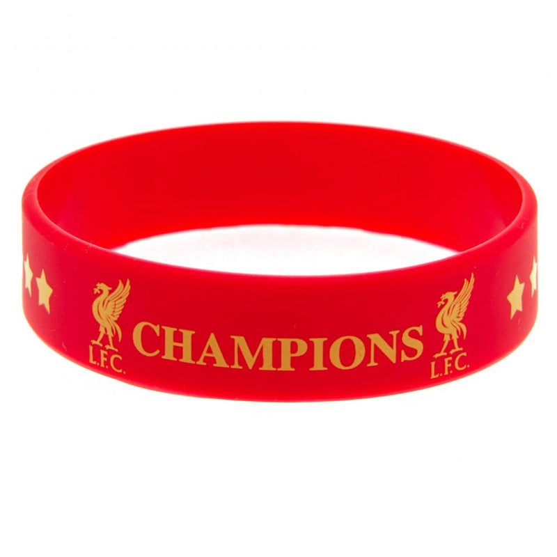 Liverpool FC Champions Of Europe Silicone Wristband