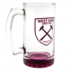 West Ham United FC Stein Glass Tankard