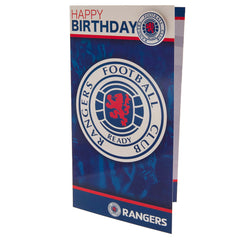 Rangers FC Birthday Card & Badge