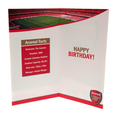 Arsenal FC Birthday Card No 1 Fan