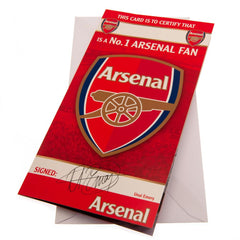 Arsenal FC Birthday Card No 1 Fan