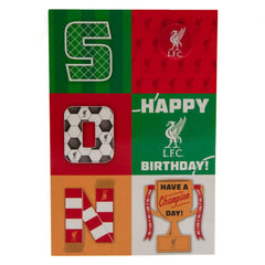 Liverpool FC Birthday Card Son