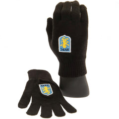 Aston Villa FC Knitted Gloves Junior
