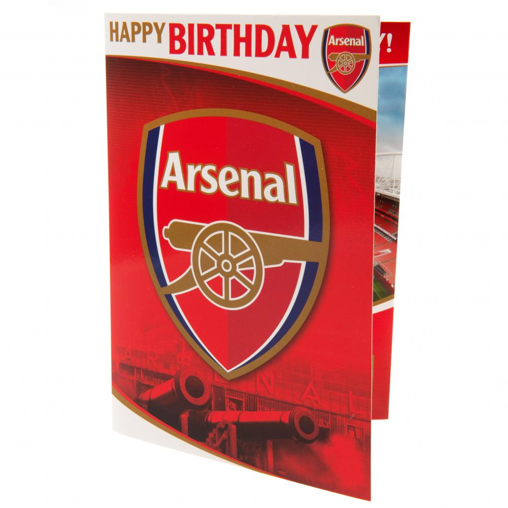 Arsenal FC Musical Birthday Card