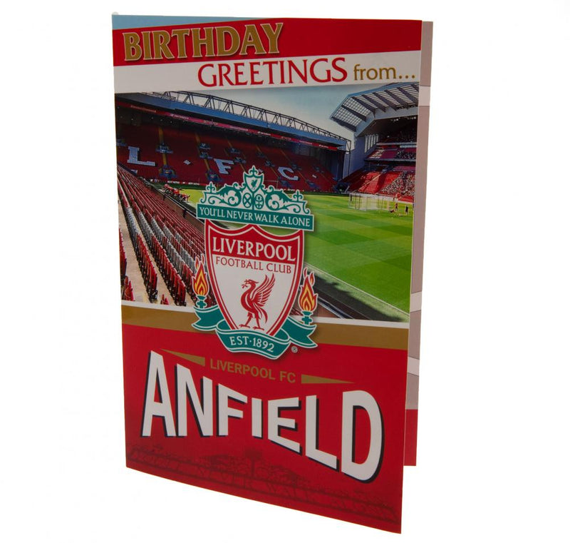 Liverpool FC Pop-Up Birthday Card