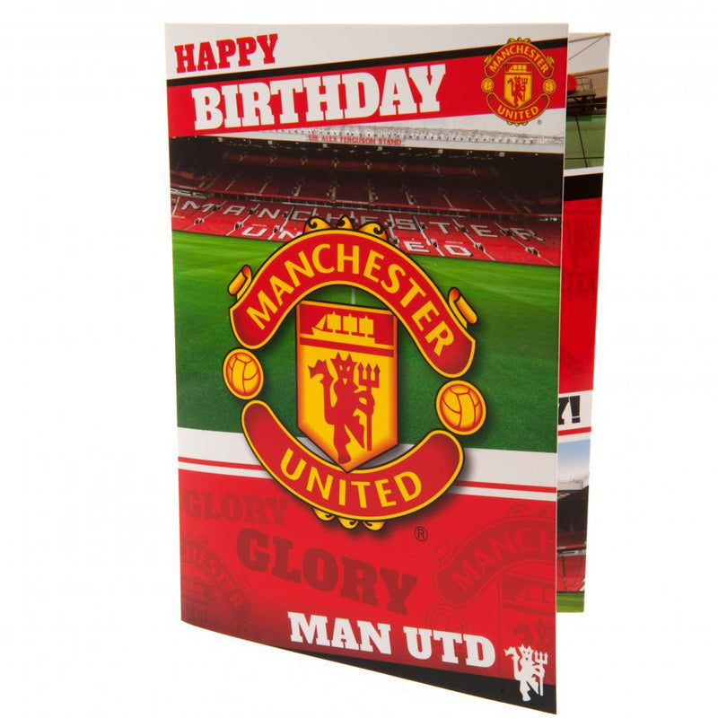 Manchester United FC Musical Birthday Card