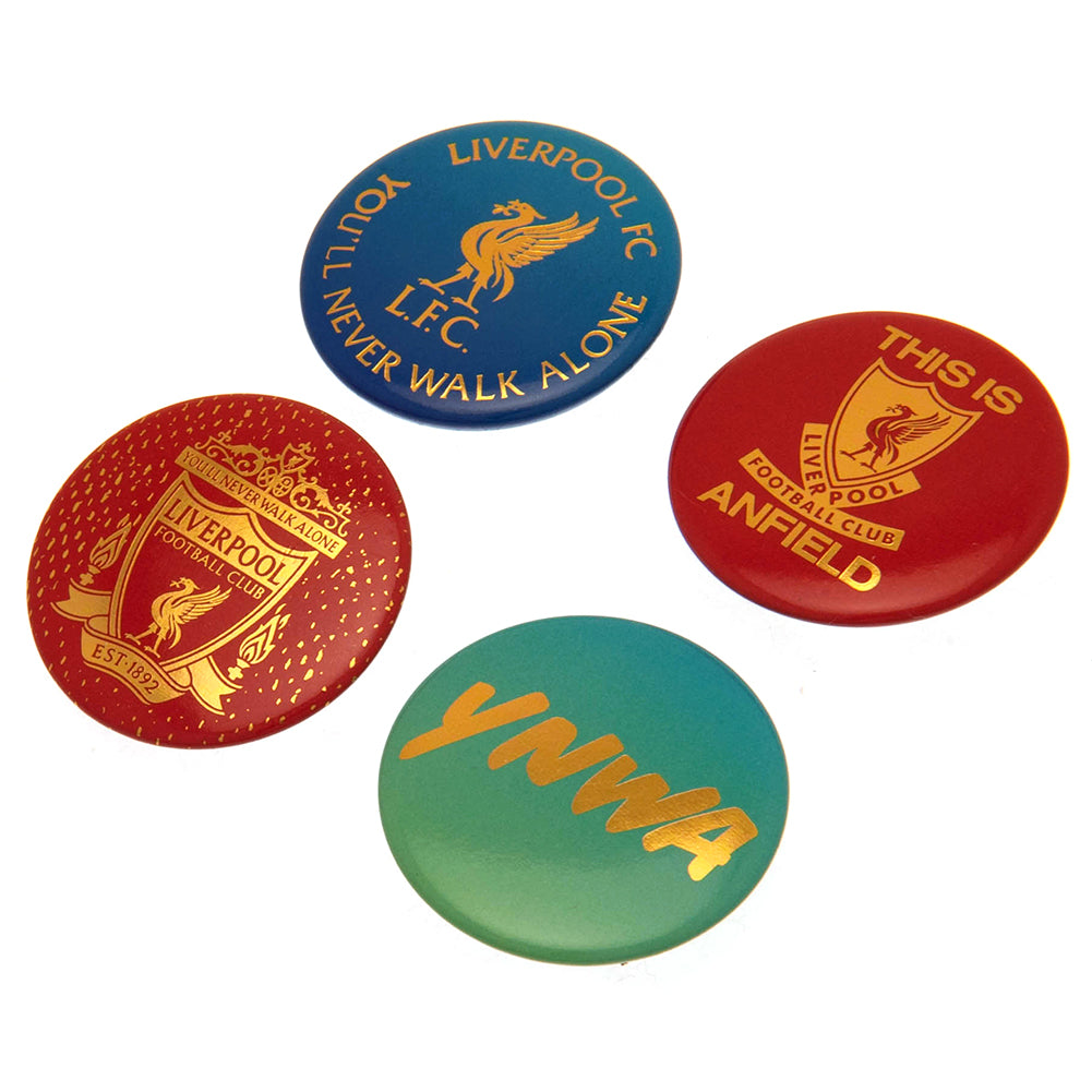 Liverpool FC Button Badge Set
