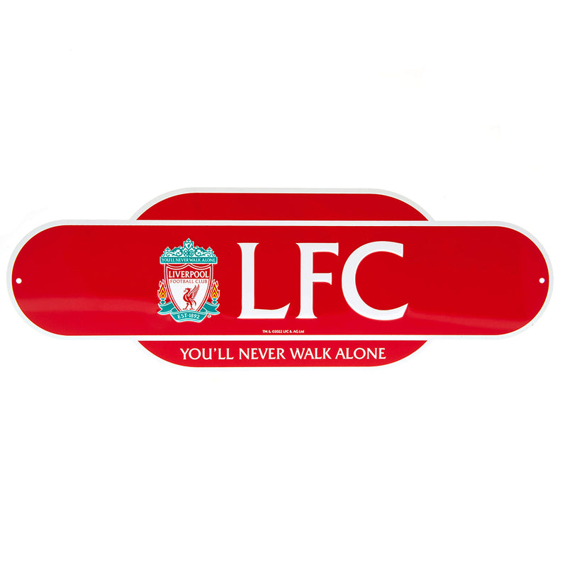 Liverpool FC Colour Retro Sign