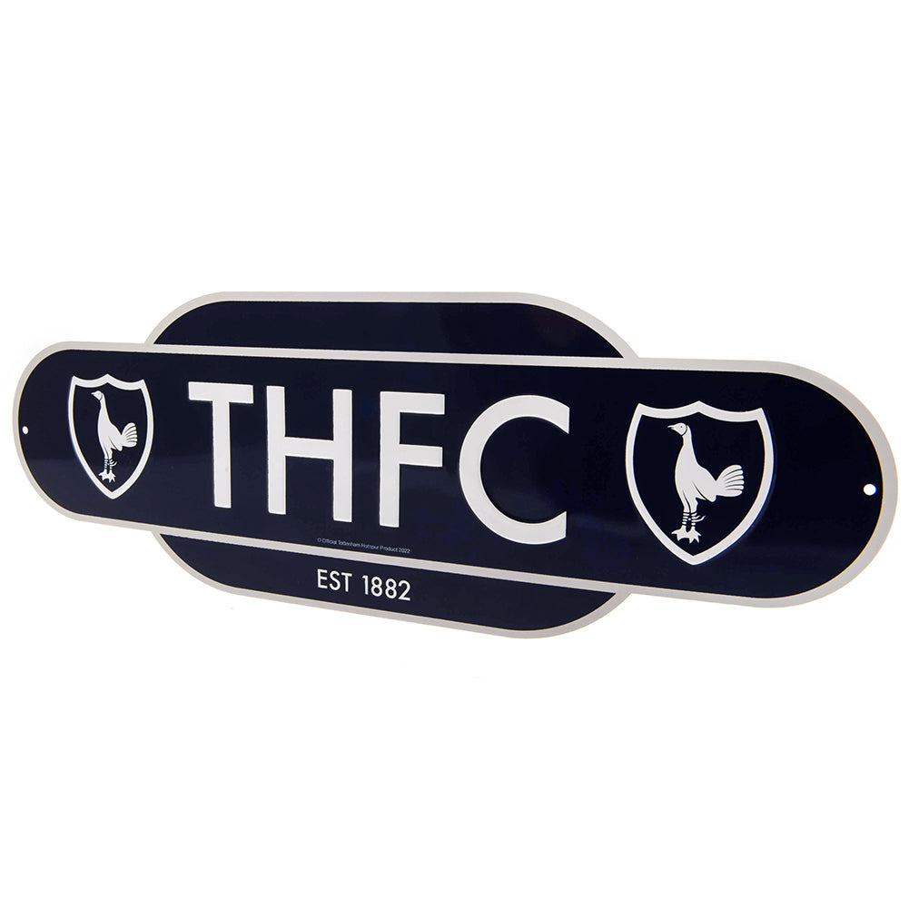 Tottenham Hotspur FC Colour Retro Sign