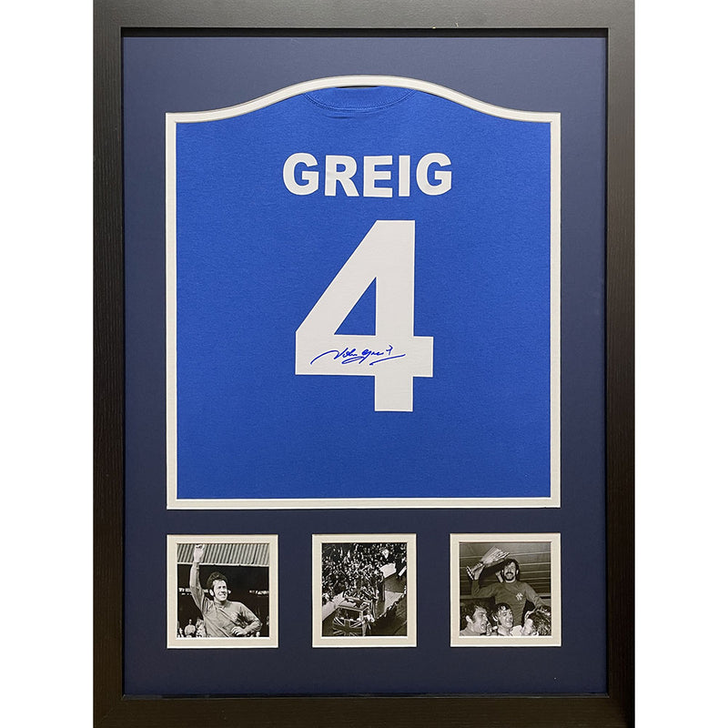 Rangers FC 1972 Greig Signed Shirt (Framed)