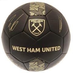 West Ham United FC Football Signature Gold PH