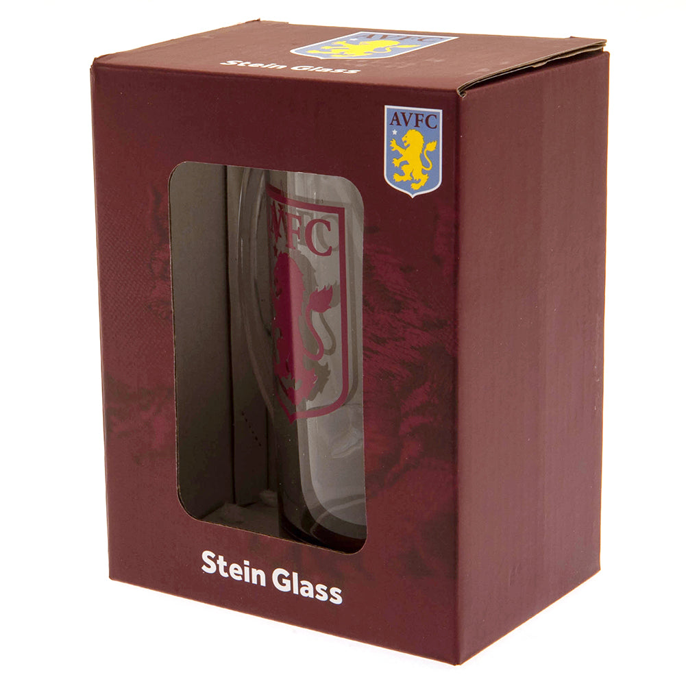Aston Villa FC Stein Glass Tankard