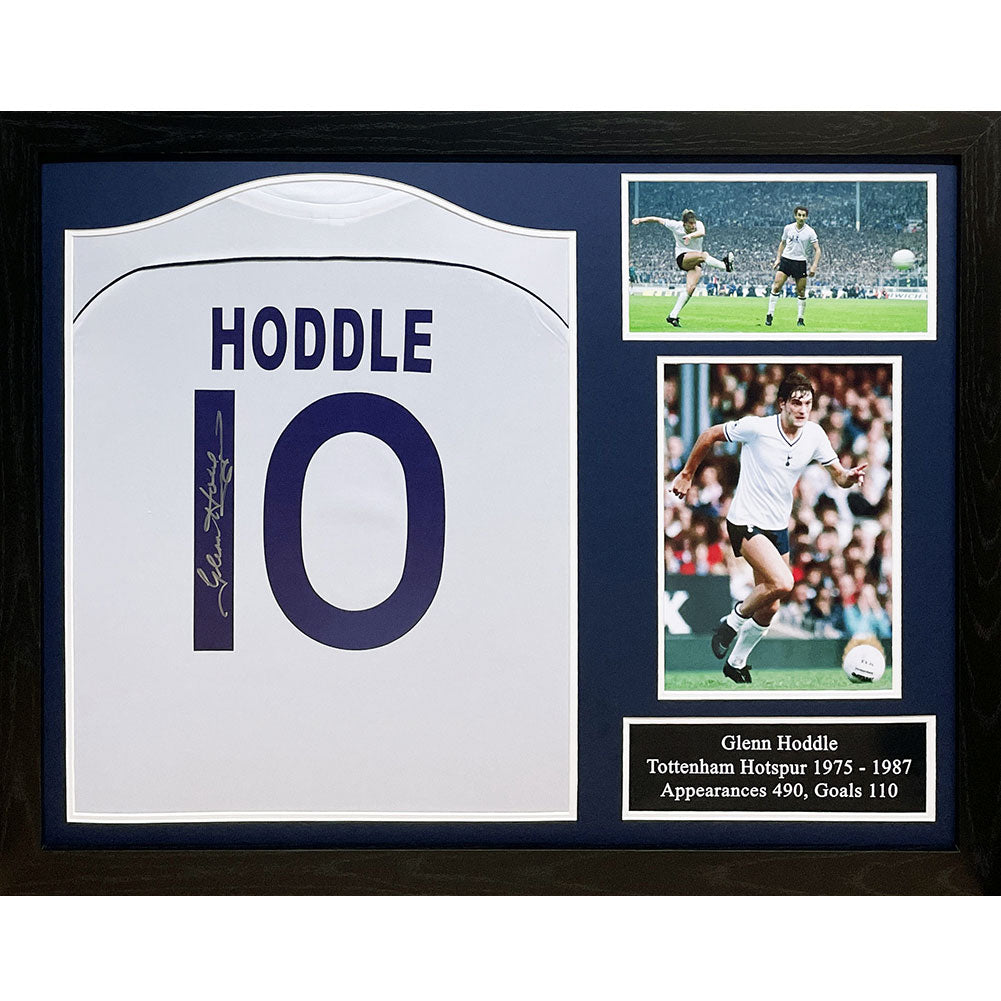 Tottenham Hotspur FC 1986 Hoddle Signed Shirt Framed Sporty Magpie