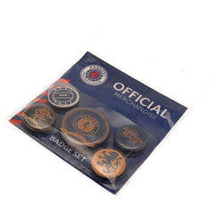 Rangers FC Button Badge Set