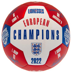England Lionesses European Champions Signature Football