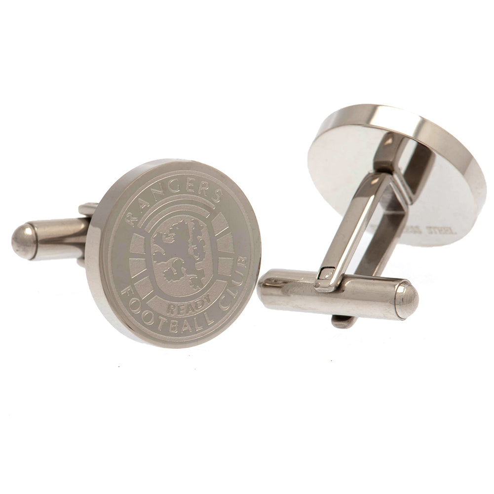 Rangers FC Stainless Steel Formed Cufflinks RC