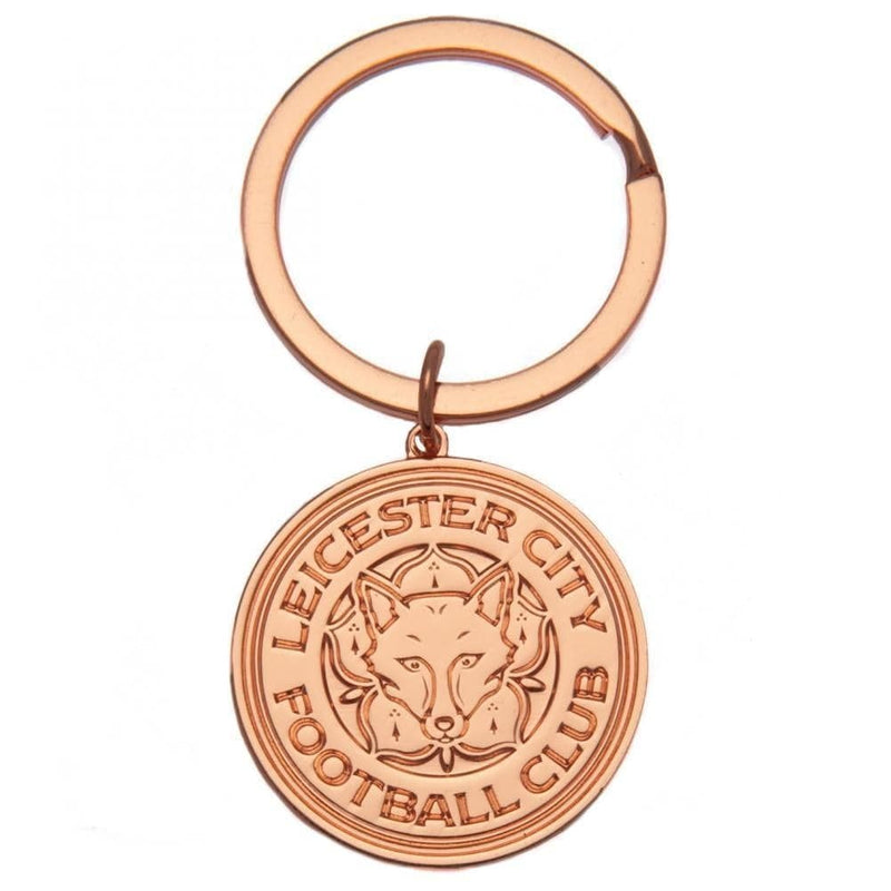 Leicester City FC Rose Gold Plated Key Ring