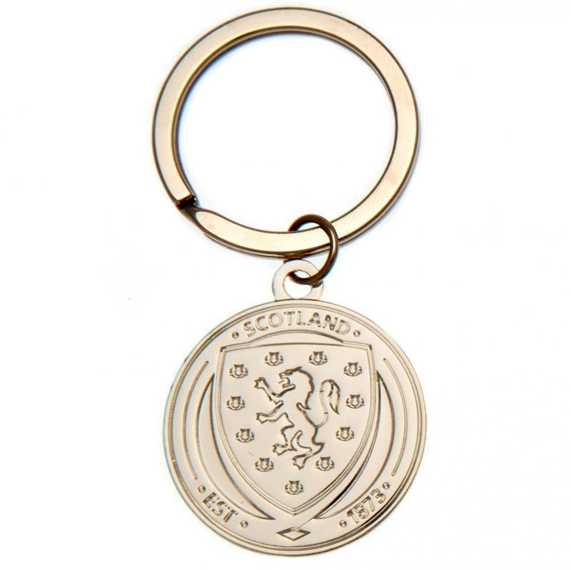 Scotland FA Silver Plated Key Ring